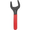QUARKZMAN Chiavi Inglesi 80mm Metrica, Chiave Aperta Singola Angolo di Sfalsamento 15 Gradi, Piccola Chiave Inglese a Forchetta a Forma di U Gambo Rosso per Riparazione Auto, Mobili