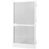 AvosDim.com stores, rideaux, moustiquair Zanzariera con porta a battente in alluminio bianco H 2150 x L 1000 mm