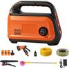 Roadtime Pompa dell'acqua per batteria Makita da 18 V (senza batteria), pompa da giardino senza fili, pompa autoadescante portatile, pompa di irrigazione da 80 W con tubo di uscita dell'acqua da 10 m