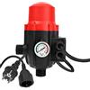 Lospitch Pressostato Controller Pressione,Comando per pompa con indicatore di pressione, 10 Bar Regolatore di Irrigazione con cavo(rosso）