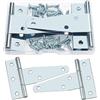 YIXISI 4 Pezzi 75mm Cerniere a T, Cerniera a T per Porta, Cerniere Porta Esterna in Metallo con 24 Pezzi Viti, per Porte, Finestre, Capannone, Recinzione, Armadi, Argento
