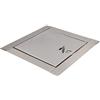 KOTARBAU® Porta del camino, 14 x 14 cm, in acciaio inox, sportello di ispezione, sportello di manutenzione