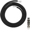 LWLWA Tubo Compressore Aria, Tubi Aria Compressa Nero da 3m | Tubi Aria Compressa G1/8, Estremità con Attacchi Standard G1/8, Completo di Raccordo Rapido G1/8