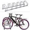 Izrielar Rastrelliera per Biciclette, Rastrelliera Portabici per Pneumatici 35-55 mm, Installazione a pavimento e parete, 2 Posti, Argento, 26 x 41 x 32 cm
