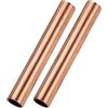 METALLIXITY Rame Tubo (15mm DE x 1mm Parete T x 100mm L) 2pz, Dritti Tubi - per Casa Arredamento, Macchine, Fai-da-Te Artigianato