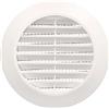 KOTARBAU® - Griglia di ventilazione bianca e rotonda, diametro 70 mm, con griglia di protezione dagli insetti