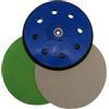SZLIFE Platorello abrasivo con gancio e passante da 7 pollici, piastra di supporto robusta da 180 mm, disco abrasivo per accessori di molatura