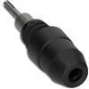 WERHE Adattatore SDS-Plus a SDS-Max - usa accessori SDS-Max con martello SDS-Plus - rotazione e percussione - acciaio da utensili, plastica - lunghezza 200 mm, 0,77 kg