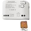 MHCOZY Modulo di relè autobloccante Wireless Smart Switch wireless, impostazione del tempo di Inching da 0,5 secondi a 1 ora, da applicare al controllo di accesso, Utilizzo dell'assistente Alexa