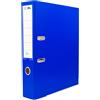 Raylu Paper - Raccoglitore con anelli, raccoglitore a dorso largo 75 mm, raccoglitori per ufficio a 2 anelli con leva di apertura morbida e porta carte personalizzabili. (Folio, Blu)