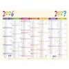 Exacompta - 34380E - Calendario Pep's - 29,5 cm x 22 cm - Da settembre 2022 a settembre 2023 - Perforazioni per il fissaggio alla parete - Settimana numerata - Scrittura facile