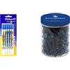 Pelikan - Pennarelli per cancellare l'inchiostro, Super-Pirat 850, 6 pezzi & Schneider P006803 Flacone da 100 Cartucce