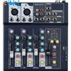 Professional Mixer | 4-Channel 2-Bus Mixer/W USB Audio Interface for Recording D