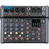A80 Professional Mixer for Recording DJ Stage Karaoke Music Application W/ 99 DS
