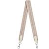 YMYGCC Cinghia di ricambio staccabile in tela intrecciata larga 4 cm for accessori for borse intrecciate con ampliamento della spalla diagonale ad H(Beige-B)