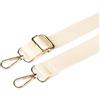 YMYGCC 2 pezzi 1.3M tracolla lunga moda ampia di ricambio for borse borsa for accessori messenger donna in nylon(TypeA-Beige-null)
