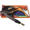 YMYGCC Tracolla for borsa con tracolla larga 2,5 cm in tela intrecciata in pelle modello for accessori mini bag fai-da-te(Golden buckle,140cm)