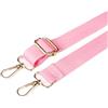 YMYGCC 2 pezzi 1.3M tracolla lunga moda ampia di ricambio for borse borsa for accessori messenger donna in nylon(TypeA-Pink-null)
