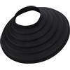 Goshyda Paraluce per Fotocamera Paraluce Pieghevole Universale Antiriflesso per Obiettivo 70-90mm per Fotocamere DSLR Mirrorless Silicone