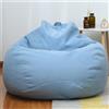 Odot Pouf Poltrona a Sacco, Poltrona Sacco, Sacchetto di Fagioli con Manico, Salotto Bean Bag, per Decorazione della Soggiorno Giardino (Senza Ripieno) (M(80x90cm),Cielo Blu)