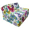 Natalia Spzoo Materasso pieghevole per ospiti 200 x 70 x 10 cm in diversi colori Polycotone (Garden)