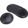 FutureHight Dischi in Vinile Vuoti 7 CD per Decorazione della Stanza CD Decorazione da Parete in Vinile Nero Dischi in Vinile (12 Pezzi)
