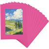 QUARKZMAN 10 PCS Passepartout per Cornici, 7 x 6 Pollici Passepartout per Foto, Cartoncini Tagliati Ad Angolo per Stampe Fotografiche Opere d'Arte Ad Acquerello Sfondo, Rosso Rosa