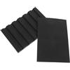 PACKOVE Tappetino di Penne per Pressa a Caldo Nero in Silicone con 6 Scomparti, Spessore Uniforme e Bordi Arrotondati, Antiscivolo per