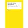 Reclam Philipp Jun. Deutschland. Ein Wintermärchen: Heine, Heinrich - Deutsch-Lektüre, Deutsche Klassiker der Literatur - 2253