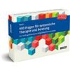 Beltz 400 Fragen für systemische Therapie und Beratung: Von Auftragsklärung bis Möglichkeitskonstruktion. Kartenset mit 90 Fragekarten.Mit 20-seitigem Booklet