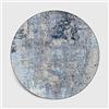 HAHII Moderni Tappeti Rotondi Blu grigio 80CM Soggiorno da Letto Morbido Velluto Tappetino Home Decor Facile da Pulire