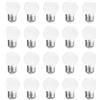 Aiwerttes Lampadina a LED E27, 2 W, G45, 20 W, lampadina Equilavent, AC220 - 240 V, giardino, feste, matrimoni, luci decorative natalizie, non dimmerabili, 20 confezioni (bianco caldo trasparente)