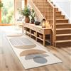 Astra Tappeto passatoia antiscivolo, per corridoio, beige, 50 x 150 cm, lavabile, design moderno, estremamente assorbente, lavabile a 30 °C