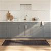 RMIHSJG Tappeto in bambù rettangolare marrone scuro 70 x 200 cm con fondo antiscivolo per soggiorno, resistente, impermeabile, durevole, arredamento naturale, moderno