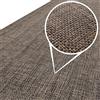 ANRO Tappeto passatoia per interni ed esterni, impermeabile, per balcone, terrazza, corridoio, resistente alle intemperie, marrone, lavabile, 350 x 67 cm