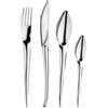 Pintinox, Set 24 Pezzi Serie Snake, Acciaio Inox 18/10, Made in Italy