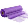 EUBSWA Rotolo di Tulle Viola 30cm x 92M, EUBSWA Tulle Wedding Deco Tessile Table Runner Tulle Roll Tessuto per DIY Tutu Tabella Crafts Party Decoration