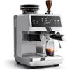 AMZCHEF Macchina per caffè espresso da 20 bar con macina, 44 gradi di macinazione, 4 livelli di temperatura, serbatoio Cold Brew, macchina da caffè con montalatte, IMD Touch Screen, acciaio inox
