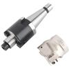 Jeffergarden NT30 FMB22 Set di Frese per Fresatura Frontale con Supporto Portapinza, Utensile per Fresatura CNC in Acciaio con Inserti BAP400R 50 22 4T e APMT1604, per Frontale su Macchine CNC e
