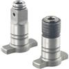 Zenllihome Set di 2 punte di prolunga per chiave elettrica, adattatore esagonale da 10,2 cm per trapano, convertitore di presa del driver, set di adattatori per mandrino a cambio rapido, accessori per punte per