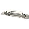 KOTARBAU® Tagliere in acciaio inox, 480 x 130 mm, spatola lisciante per colla, mastice per intonaco, spatola dentata