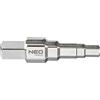NEO TOOLS NEO - Chiave a gradini professionale, 1/2 (12,5 mm), 5 livelli in acciaio al cromo vanadio CrV, sanitario