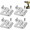 ChauLanBow Confezione da 4 clip da cintura adatte per Dewalt, clip da cintura con viti in acciaio inox per Dewalt, clip per cintura, gancio per trapano, cinture per utensili elettrici da 20 V