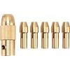 Chiyyak Piccolo Mandrino per Smerigliatrice Elettrica con Design a Trama Antiscivolo, Intervallo di Serraggio da 0,5-3,0 Mm, per Foratura, Lucidatura, Molatura, Mini Trapani Elettrici