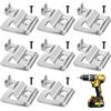 ChauLanBow Confezione da 8 clip da cintura adatte per Dewalt, clip da cintura con viti in acciaio inox per Dewalt, clip per cintura, gancio per trapano, cinture per utensili elettrici da 20 V