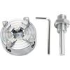 Generic Set di mandrini per mini tornio, Z011 estensione mandrino a 3/4 ganasce, mini tornio in lega di zinco, mandrino a 3 ganasce M12 × 1, mandrino per trapano elettrico a mano biella utensile elettrico (C)