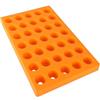 FABULETTA ER - Contenitore per pinze di serraggio per macchine utensili CNC, con 60 scomparti, ER25, ER32, in robusta plastica PP, arancione, impilabile, per officina 5S (ER32)
