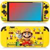 doepeBAE Custodia Switch 2 (2025) in TPU Ultra-Sottile Antiscivolo, Compatibile con Dock e Ricarica Senza Rimuovere la Cover, Protezione Antiurto con Copri Joystick (Yellow1)