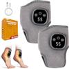 WingFly Massaggiatore per piedi 3 in 1, massaggiatore per piedi con calore elettrico con 3 modalità, 3 livelli di calore, per la Circolazione Sanguigna e il Sollievo dal Dolore Muscolare (Grigio B (2 pezzi))