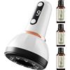 Generico Electric Vacuum Cupping Massager, 9 Modes Massage Vibration Device, Easy to Use, Home Electric Scraping Instrument Meridian Brush for Thighs, Abdomen, Neck, Back, Buttocks